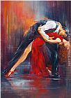 Tango Canvas Paintings - Tango Nuevo II